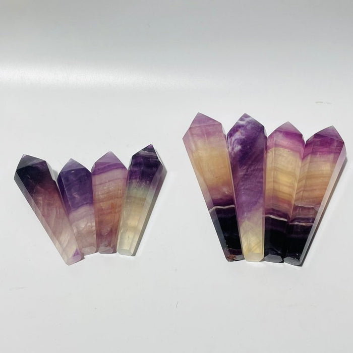 Beautiful Purple Fluorite Point Scepter Magic Wand Wholesale