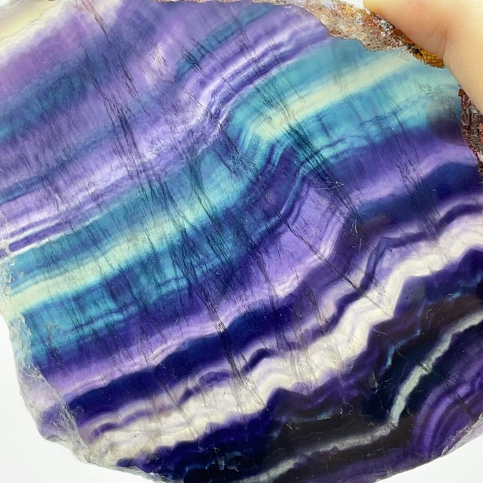 Beautiful Rainbow Fluorite Slab Wholesale