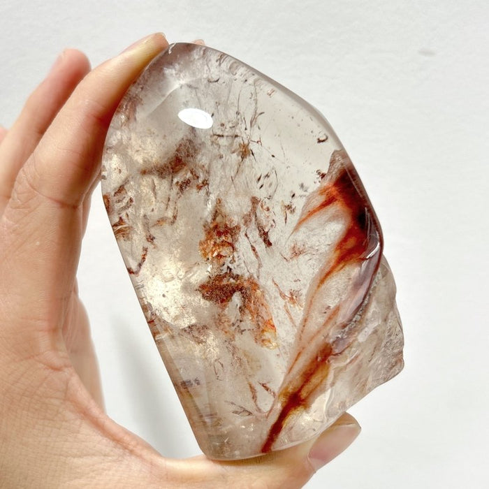 Beautiful Red Rabbit Hair Rutile Free Form