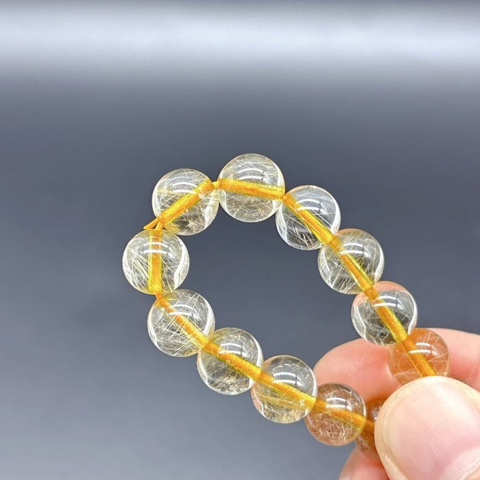 Beautiful Rutile Quartz Crystal Bracelet (HGUB25)