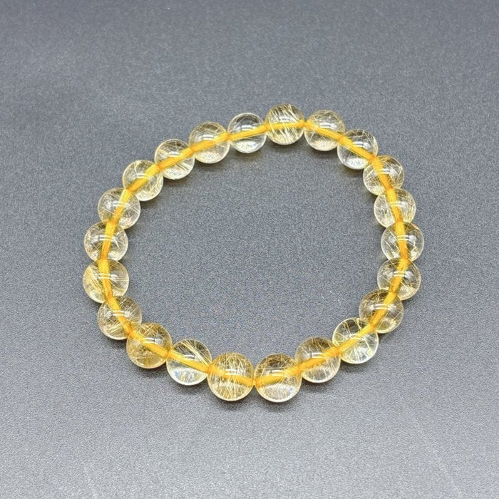 Beautiful Rutile Quartz Crystal Bracelet (HGUB25)