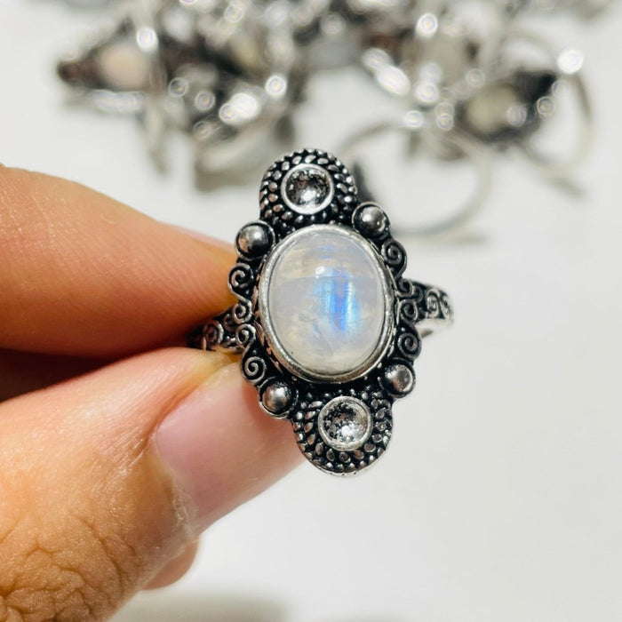 Beautiful Sri Lanka Moonstone Ring Wholesale