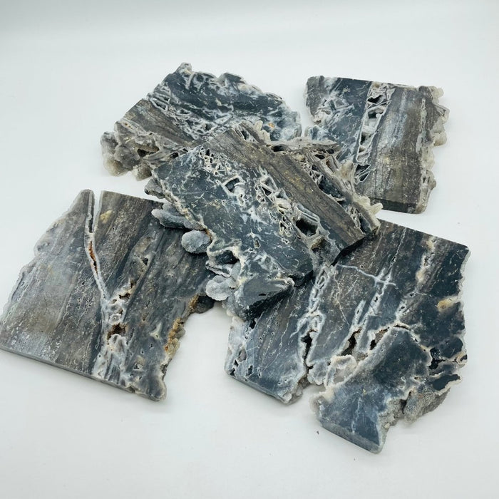 Black Grey Sphalerite Slab Wholesale