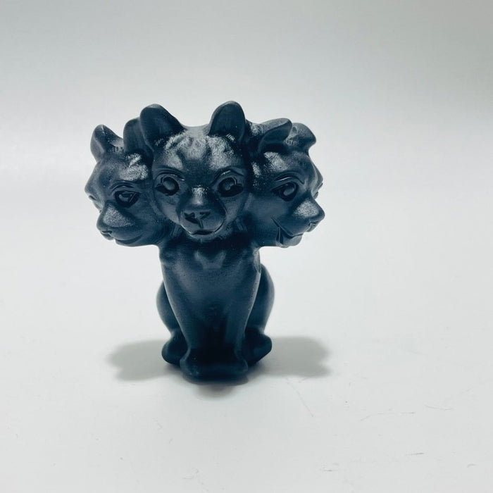 Black Obsidian Cerberus Carving Wholesale