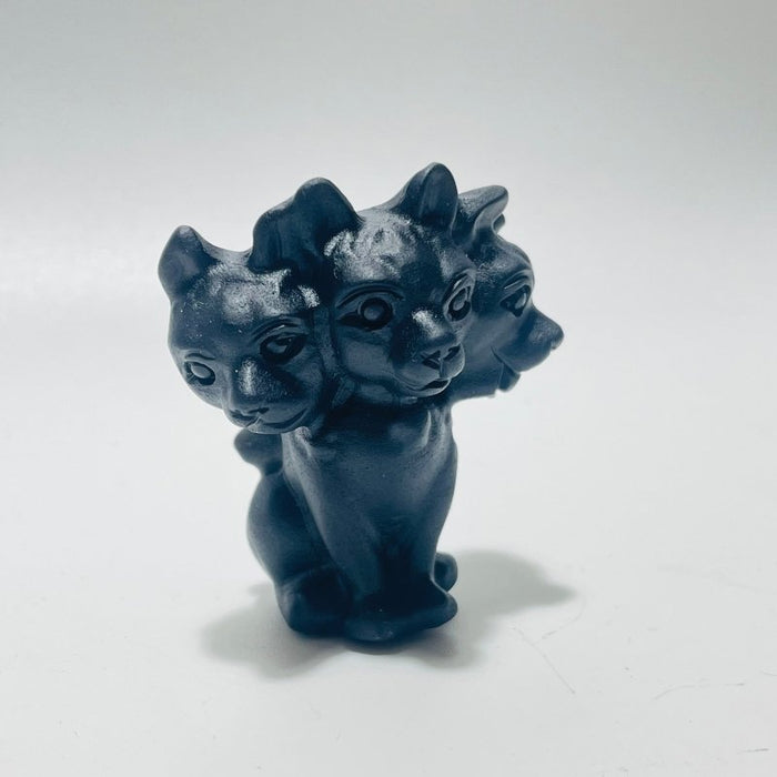 Black Obsidian Cerberus Carving Wholesale