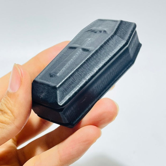 Black Obsidian Coffin Carving Wholesale