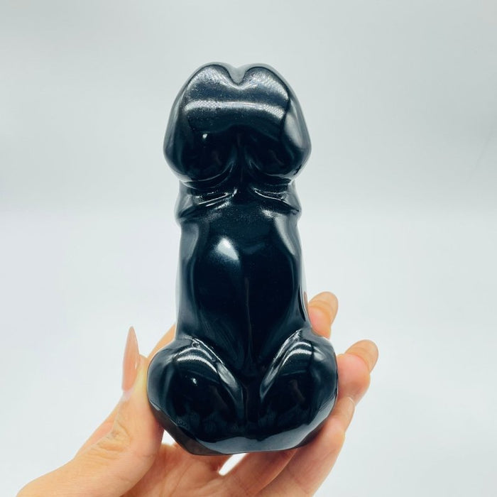 Black Obsidian Rabbit Carving Wholesale
