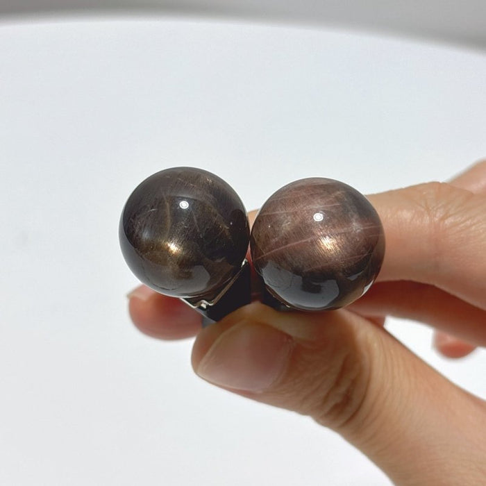 Black Sunstone Sphere Mesh Spark Car Air Vent Clips Wholesale