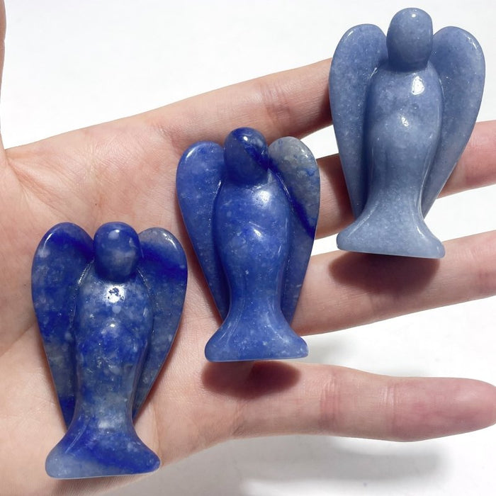 Blue Aventurine Angel Carving Wholesale