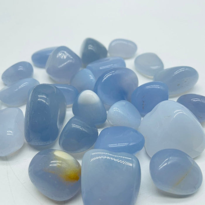 Blue Chalcedony Tumbled Wholesale
