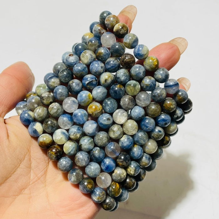 Blue Kyanite Mixed Quartz Bracelet Wholesale