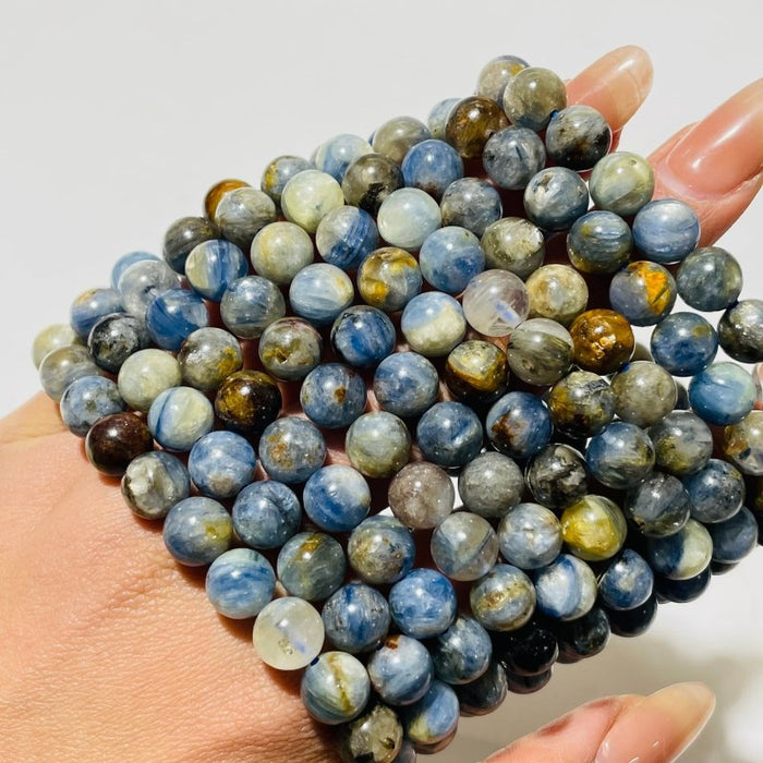 Blue Kyanite Mixed Quartz Bracelet Wholesale