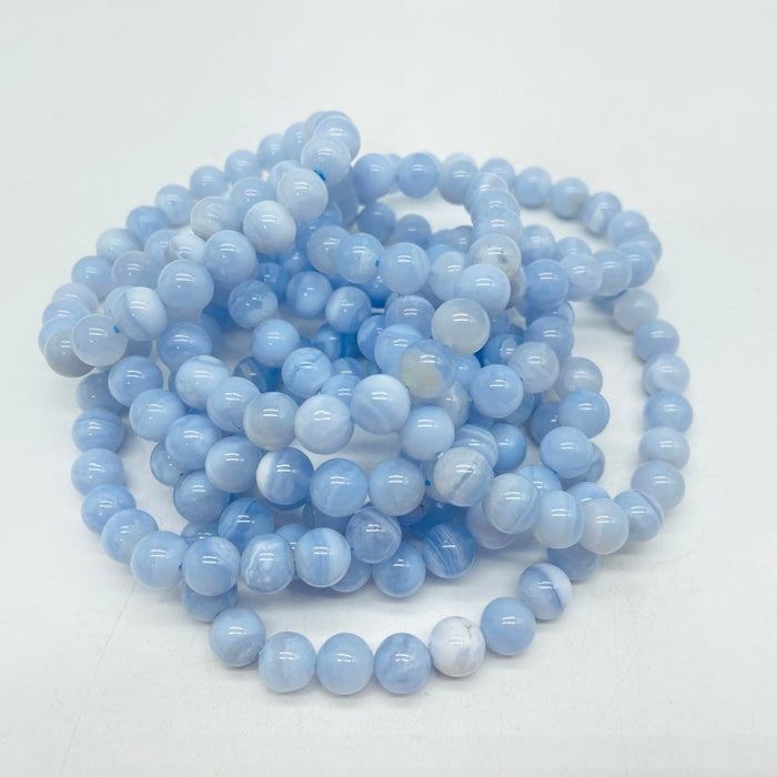 Blue Lace Agate Bracelet Crystal Wholesale