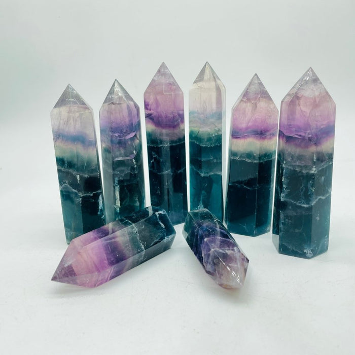Blue Purple Fluorite Points Tower Wholesale