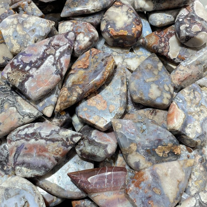 Blue Sakura Flower Agate Arrow Head Shape Wholesale