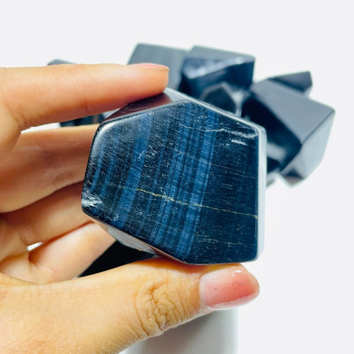 Blue Tiger Eye Free Form Wholesale