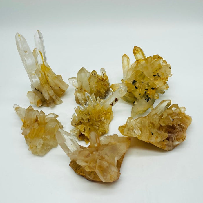 Brazil Orange Quartz Clear Quartz Raw Cluster Wholesale