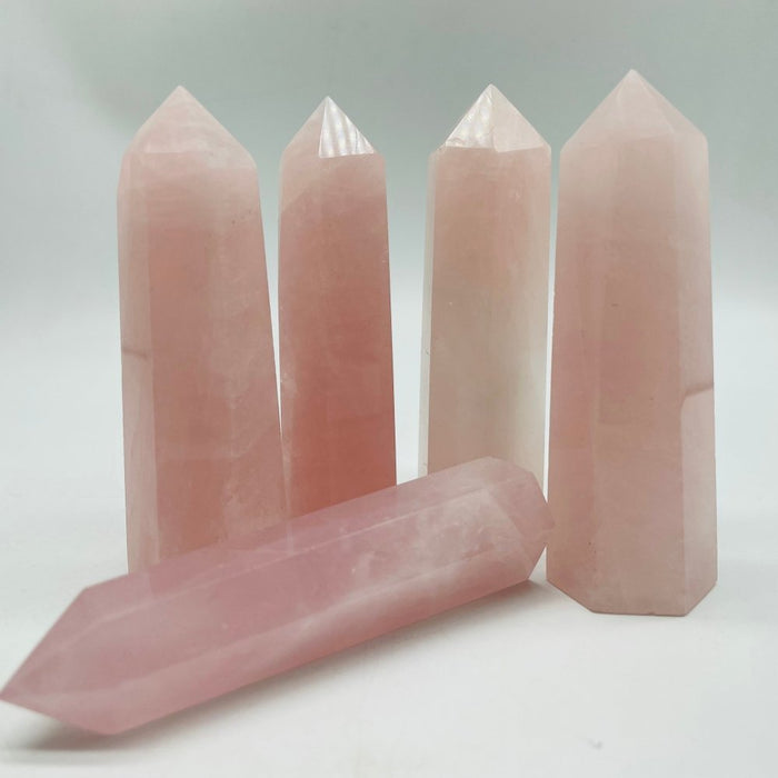 Brazil Rose Quartz Point Tower Wholesale