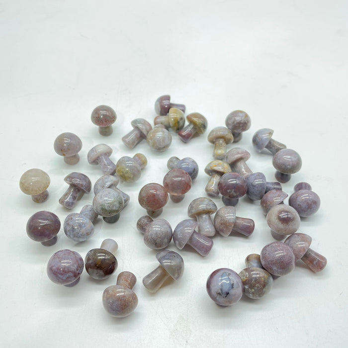 Lepidolite&India Agate Mushroom Wholesale