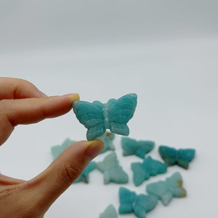 Caribbean Calcite Butterfly Carving Wholesale