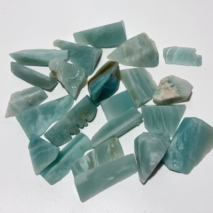 Caribbean Calcite Polished Leftover Stone Wholesale