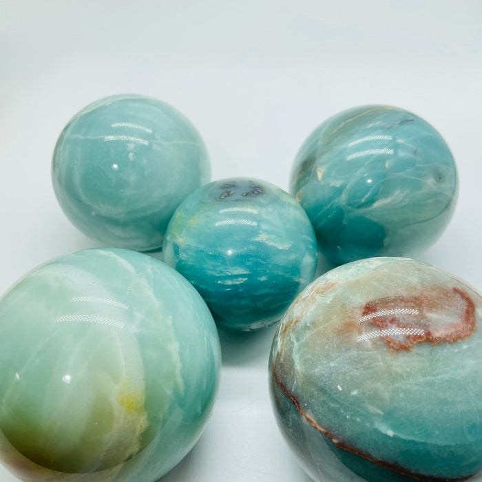 Caribbean Calcite Sphere Ball 2.3-3in(6-8cm) Wholesale