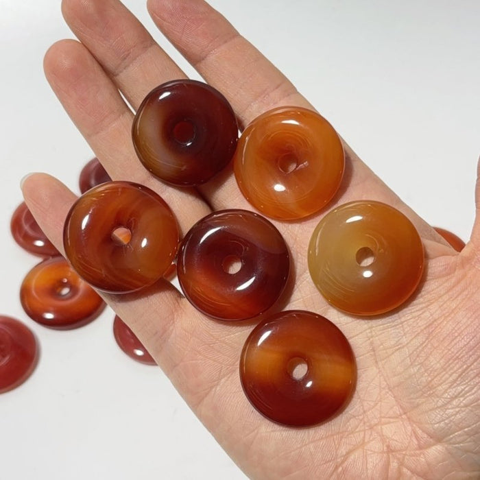 Carnelian Donuts Crystal Wholesale