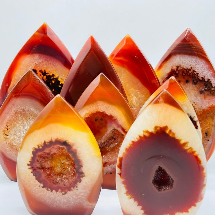 Carnelian Geode Druzy Arrow Head Shape Home Decoration Wholesale