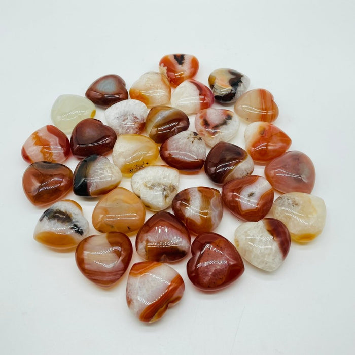 Carnelian Mixed Quartz Heart Wholesale