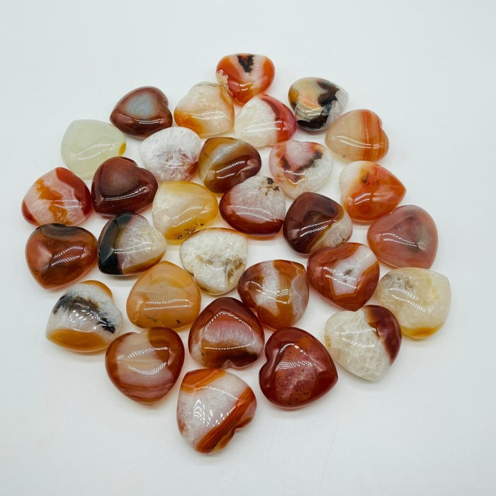 Carnelian Mixed Quartz Heart Wholesale