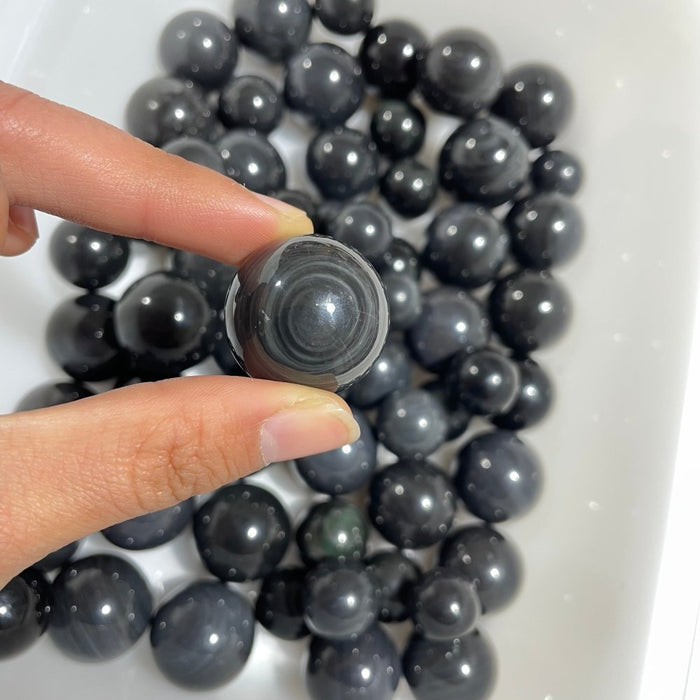 Cat Eye Obsidian Sphere Ball Wholesale