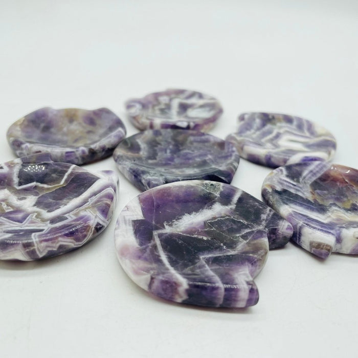 Cat Head Shape Chevron Amethyst Carving Wholesale