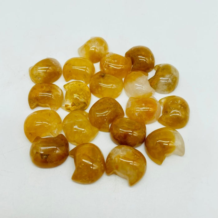 Cat Head Shape Fire Quartz & Rabbit Hair Carving Wholesale