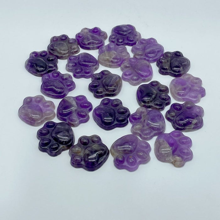 Cat Paw Chevron Amethyst Carving Wholesale