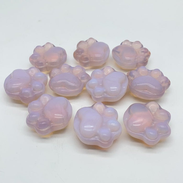 Cat Paw Pink Opalite Carving Wholesale