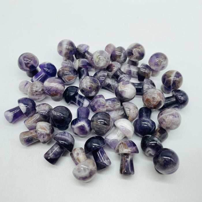 Chevron Amethyst Mushroom Wholesale