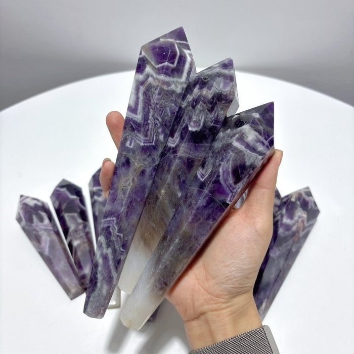 Chevron Amethyst Scepter Magic Wand Wholesale