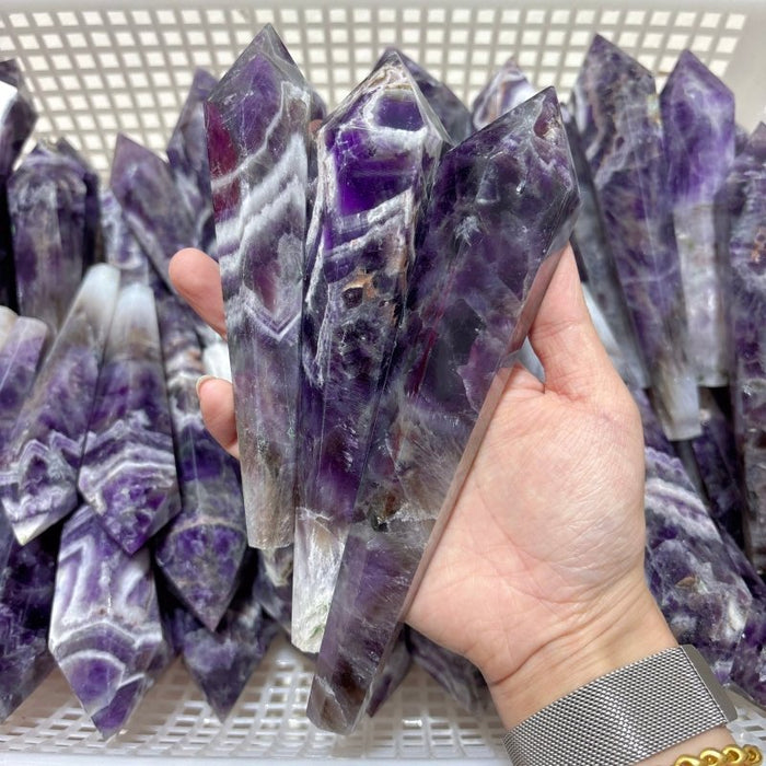 Chevron Amethyst Scepter Magic Wand Wholesale
