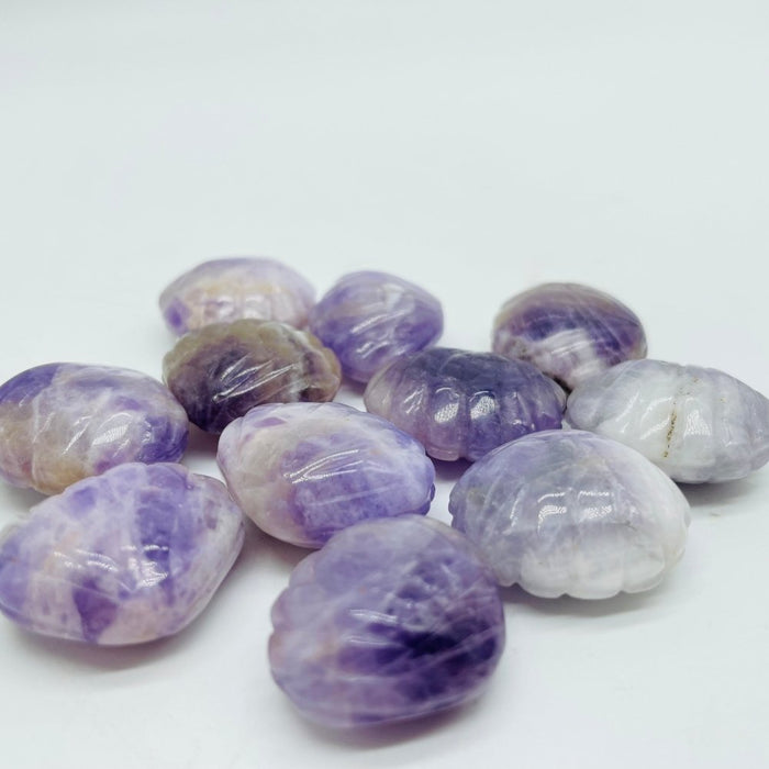 Chevron Amethyst Shell Carving Crystal Wholesale