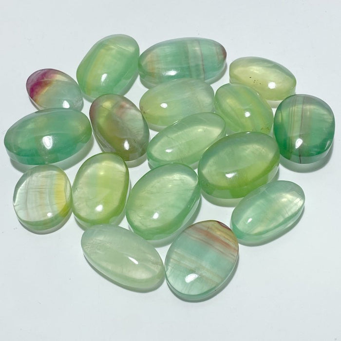 Clear Green Fluorite Palm Wholesale