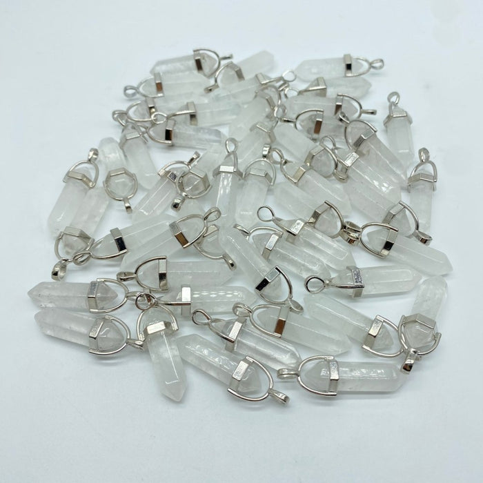 Clear Quartz Double Points Pendant Crystal Wholesale