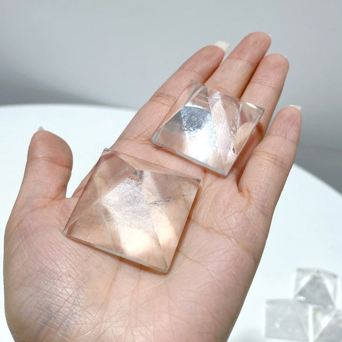Clear Quartz Pyramid Carving Wholesale