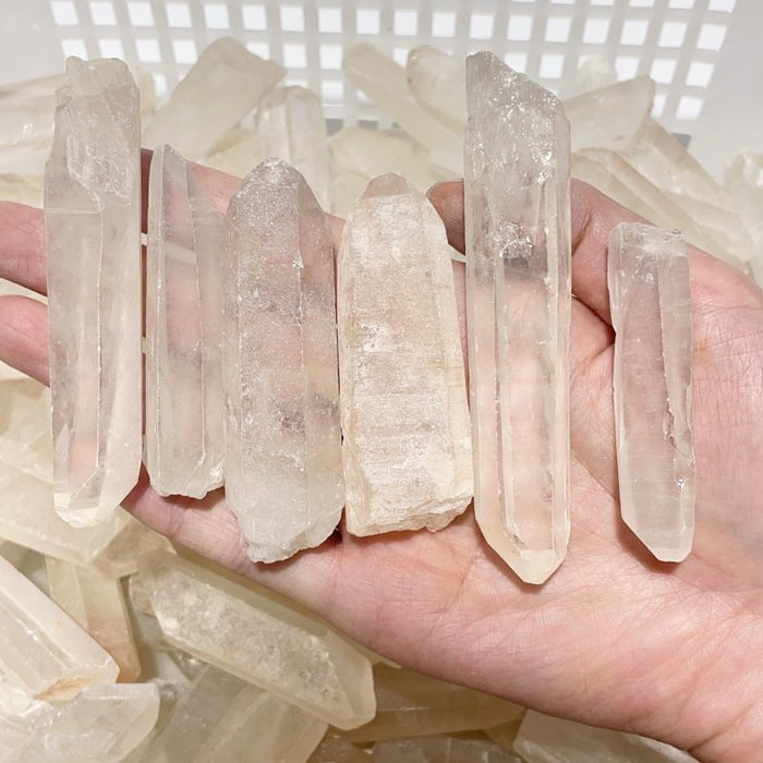 Clear Quartz Rough Raw Point Wholesale