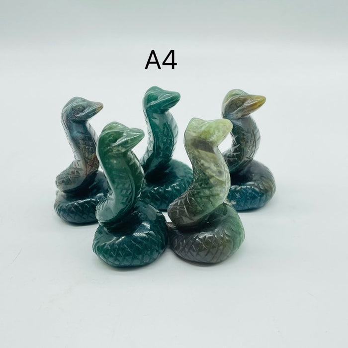 Cobra Crystals Carving Dragon Blood Chevron Amethyst Moss Jade Wholesale