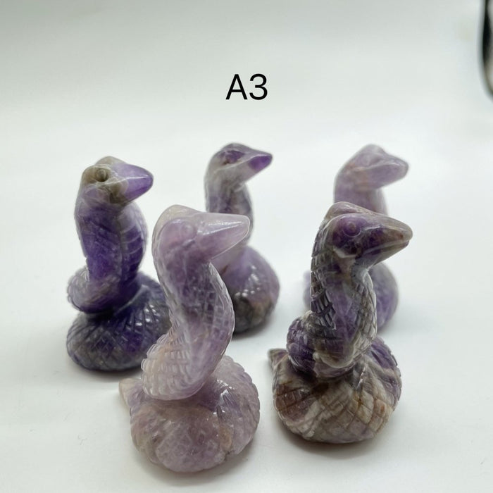 Cobra Crystals Carving Dragon Blood Chevron Amethyst Moss Jade Wholesale