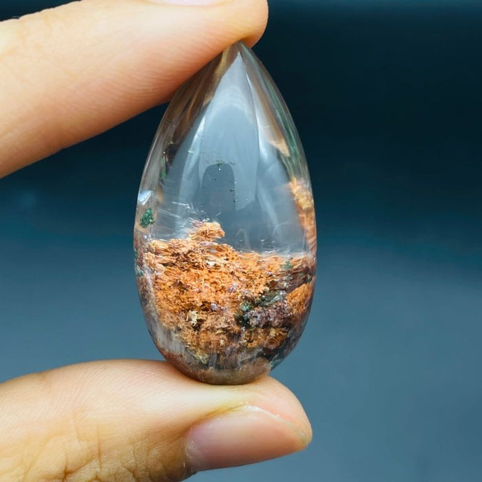 Colorful Garden Quartz Beautiful Teardrop DIY Pendant