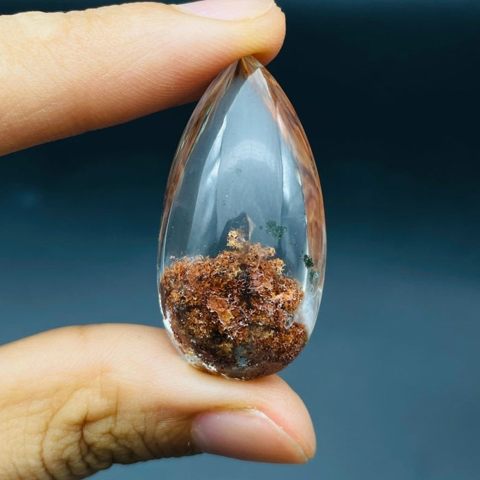 Colorful Garden Quartz Beautiful Teardrop DIY Pendant