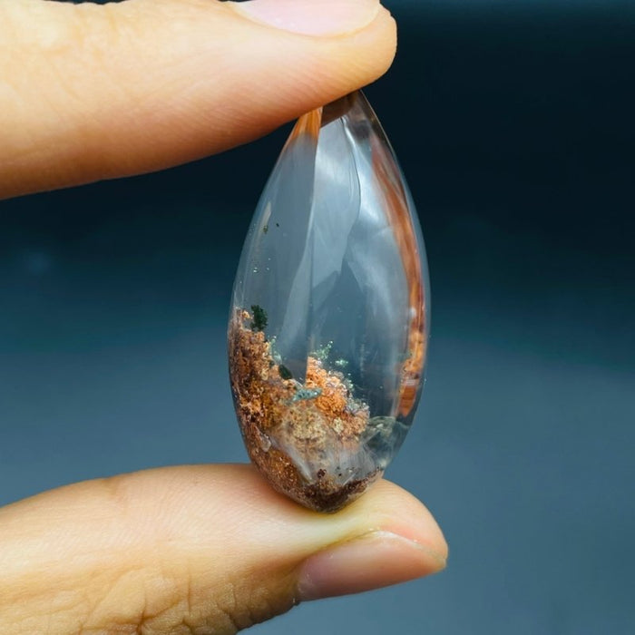 Colorful Garden Quartz Beautiful Teardrop DIY Pendant