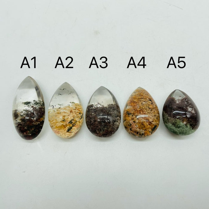 Colorful Garden Quartz Lodolite For Jewelry Making DIY Pendant