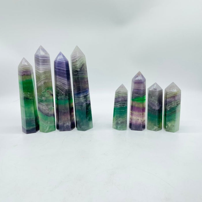Colorful Silky Fluorite Point Wholesale